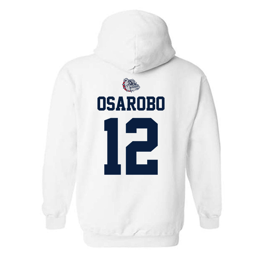 Gonzaga - NCAA Women's Basketball : Christabel Osarobo - Sports Shersey Hooded Sweatshirt-1