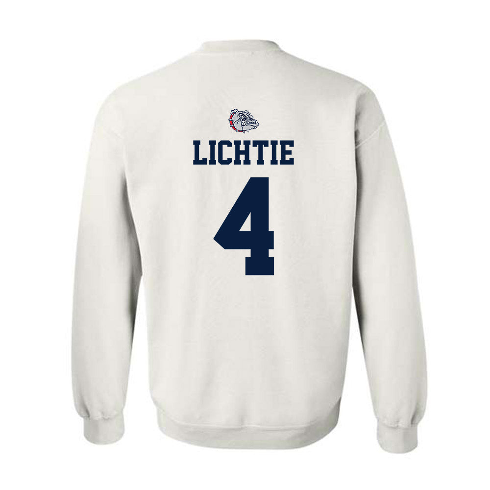 Gonzaga - NCAA Women's Basketball : Sierra Lichtie - Sports Shersey Crewneck Sweatshirt-1