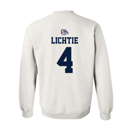 Gonzaga - NCAA Women's Basketball : Sierra Lichtie - Sports Shersey Crewneck Sweatshirt-1
