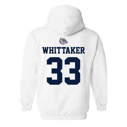 Gonzaga - NCAA Women's Basketball : Lauren Whittaker - Sports Shersey Hooded Sweatshirt-1