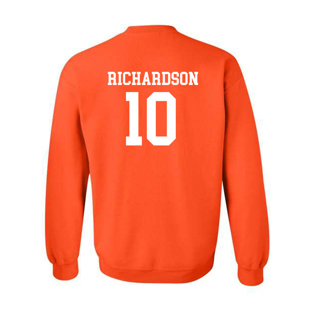 Auburn - NCAA Women's Basketball : Sania Richardson - Sports Shersey Crewneck Sweatshirt-1