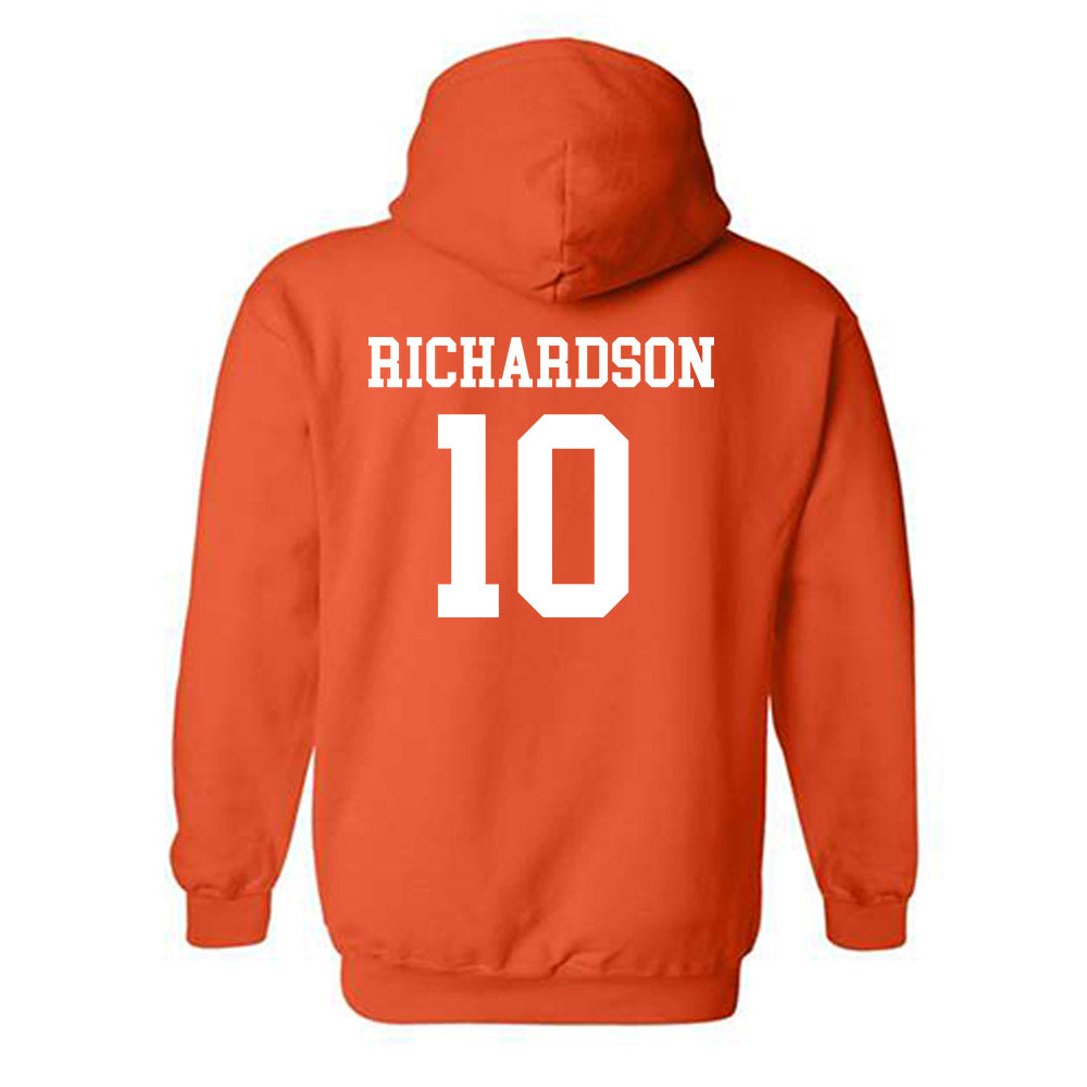 Auburn - NCAA Women's Basketball : Sania Richardson - Sports Shersey Hooded Sweatshirt-1