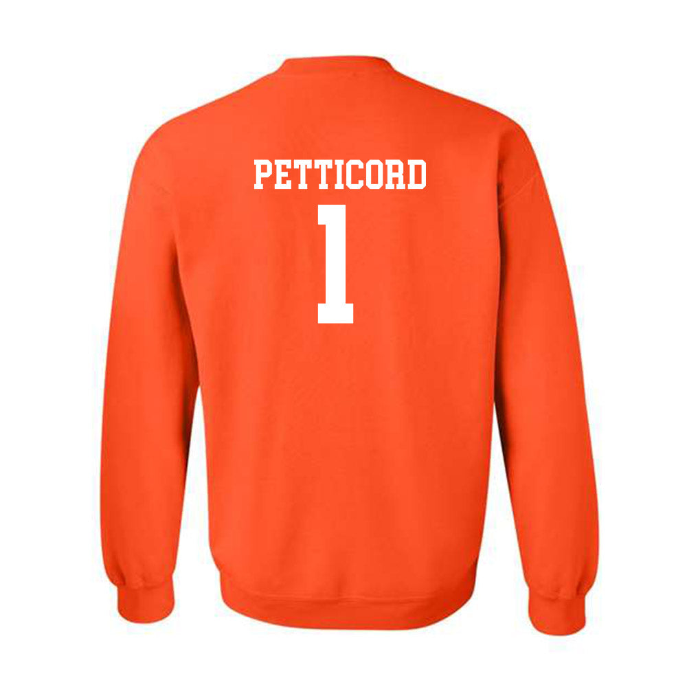 Auburn - NCAA Women's Basketball : Mya Petticord - Sports Shersey Crewneck Sweatshirt-1