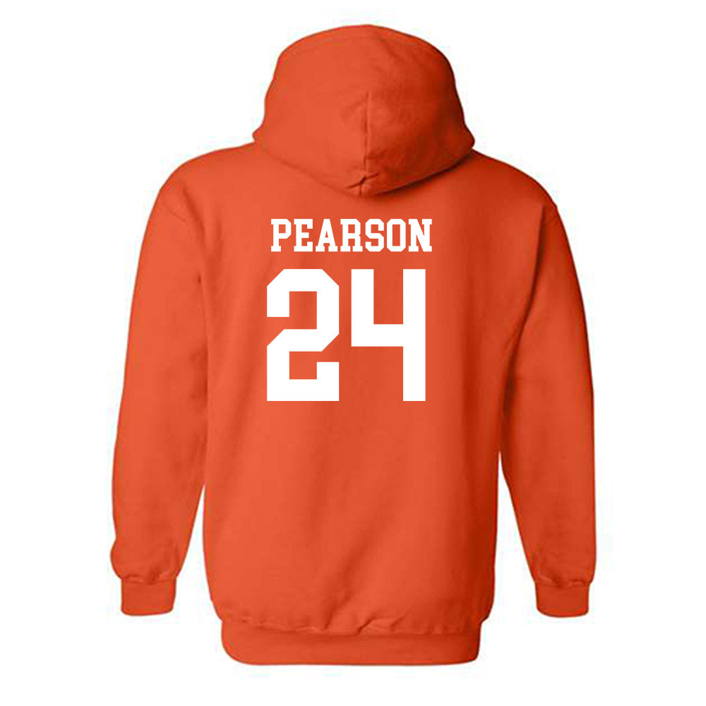 Auburn - NCAA Men's Basketball : Bradley Pearson - Sports Shersey Hooded Sweatshirt-1