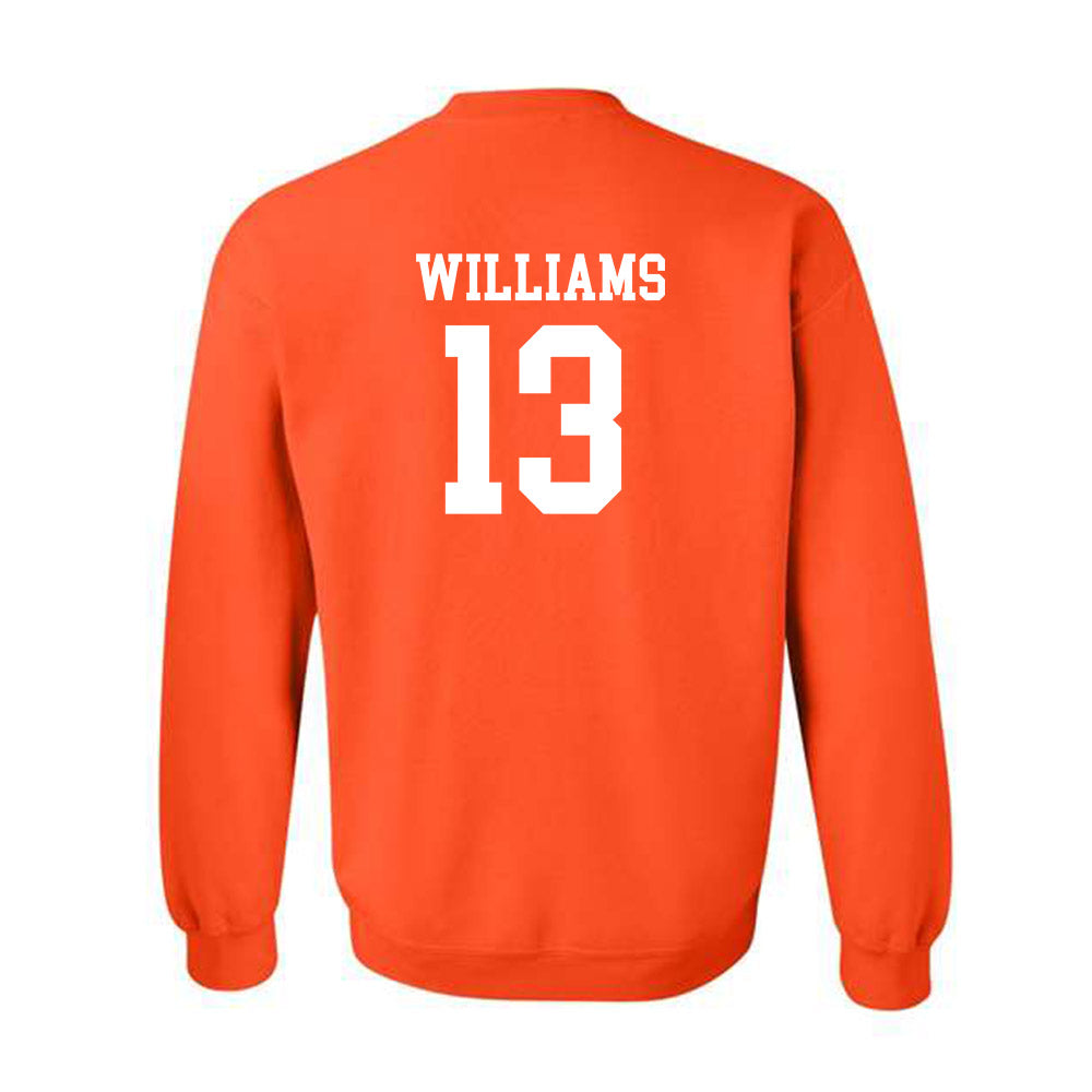 Auburn - NCAA Men's Basketball : Corey Williams - Sports Shersey Crewneck Sweatshirt-1