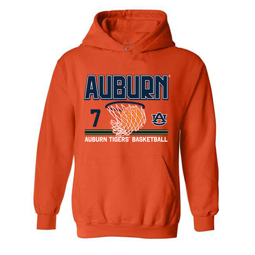 Auburn - NCAA Women's Basketball : Danielle Osho - Sports Shersey Hooded Sweatshirt-0