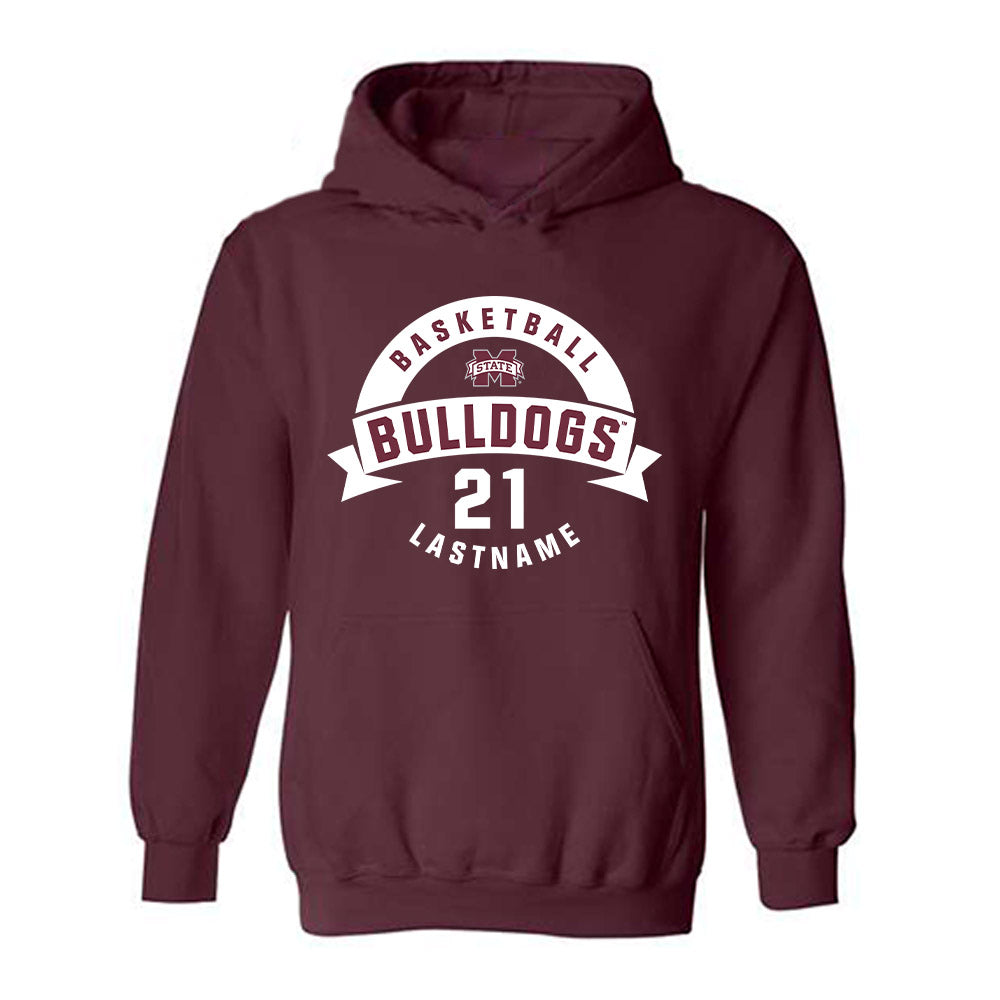 Mississippi State - NCAA Men's Basketball : Thomas Bassong - Classic Fashion Shersey Hooded Sweatshirt-0