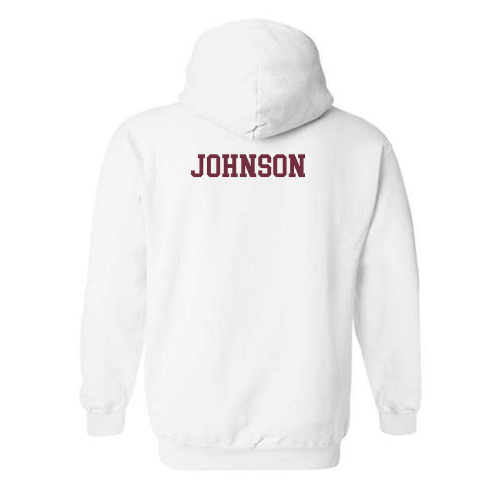 Mississippi State - NCAA Men's Basketball : Rj Johnson - Sports Shersey Hooded Sweatshirt-1