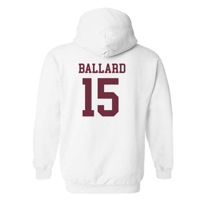 Mississippi State - NCAA Men's Basketball : Quincy Ballard - Sports Shersey Hooded Sweatshirt-1