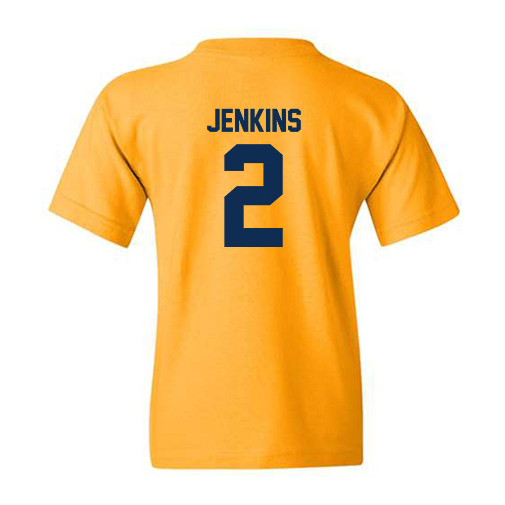 West Virginia - NCAA Men's Basketball : Amir Jenkins - Sports Shersey Youth T-Shirt-1