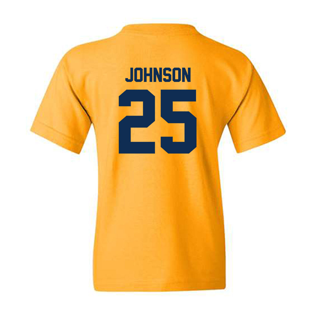 West Virginia - NCAA Women's Basketball : Loghan Johnson - Sports Shersey Youth T-Shirt-1