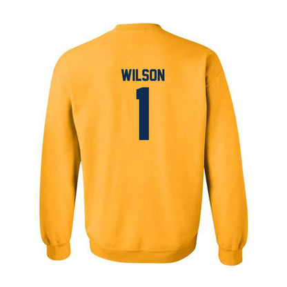 West Virginia - NCAA Women's Basketball : Nylah Wilson - Sports Shersey Crewneck Sweatshirt-1