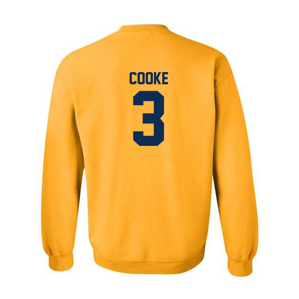 West Virginia - NCAA Women's Basketball : Gia Cooke - Sports Shersey Crewneck Sweatshirt-1
