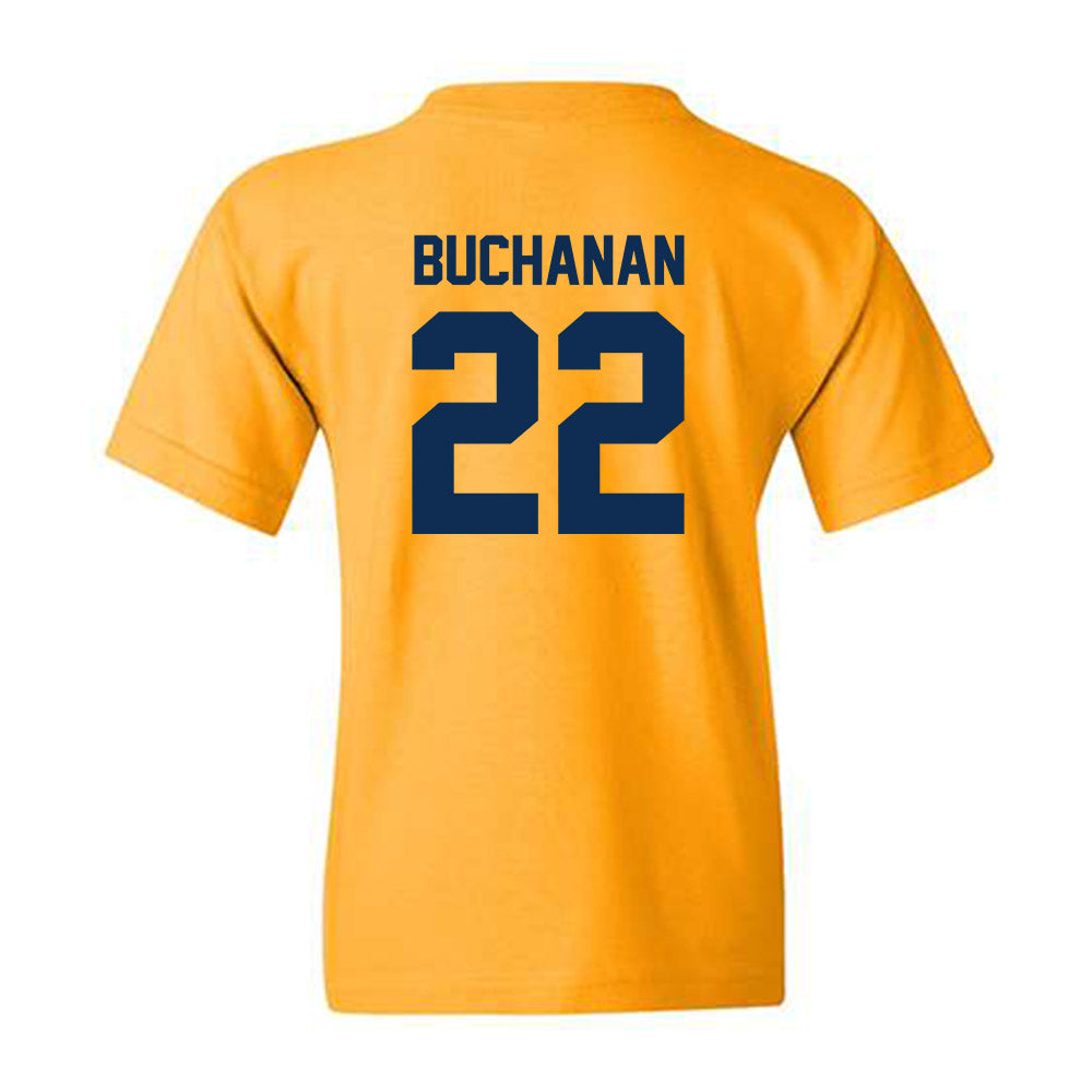 West Virginia - NCAA Men's Basketball : Javan Buchanan - Sports Shersey Youth T-Shirt-1