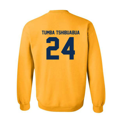 West Virginia - NCAA Women's Basketball : Divine Tumba Tshibuabua - Sports Shersey Crewneck Sweatshirt-1