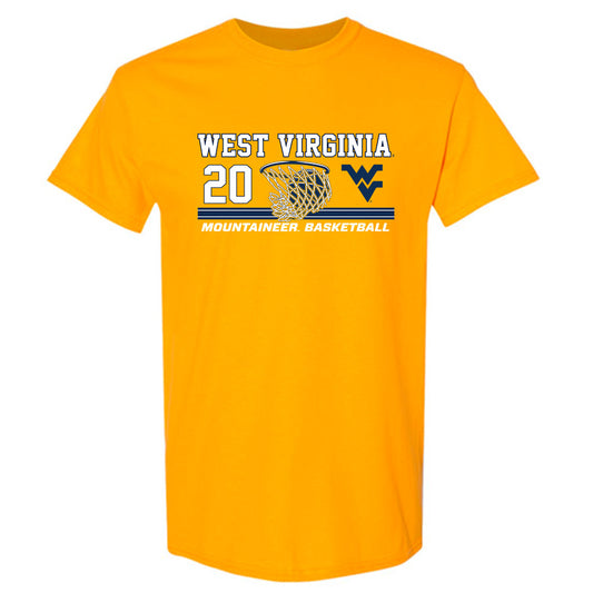 West Virginia - NCAA Men's Basketball : Michael Feenane Jr - Sports Shersey T-Shirt-0