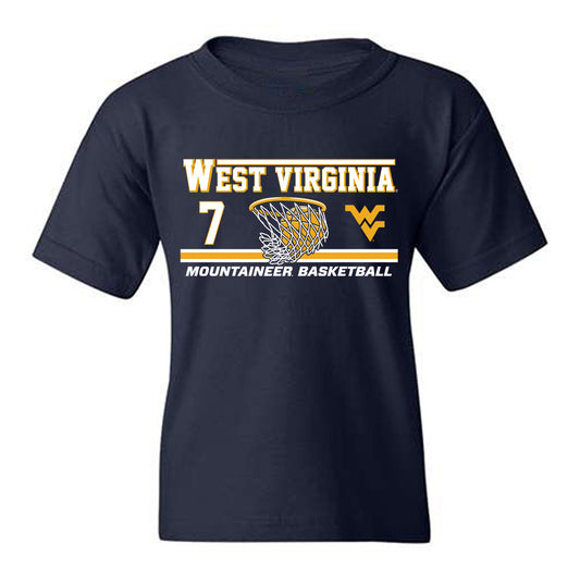 West Virginia - NCAA Men's Basketball : Seydou Traore - Classic Fashion Shersey Youth T-Shirt-0