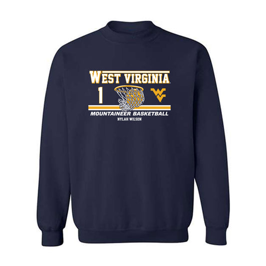 West Virginia - NCAA Women's Basketball : Nylah Wilson - Classic Fashion Shersey Crewneck Sweatshirt-0