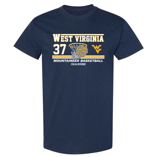 West Virginia - NCAA Women's Basketball : Celia Riviere - Classic Fashion Shersey T-Shirt-0