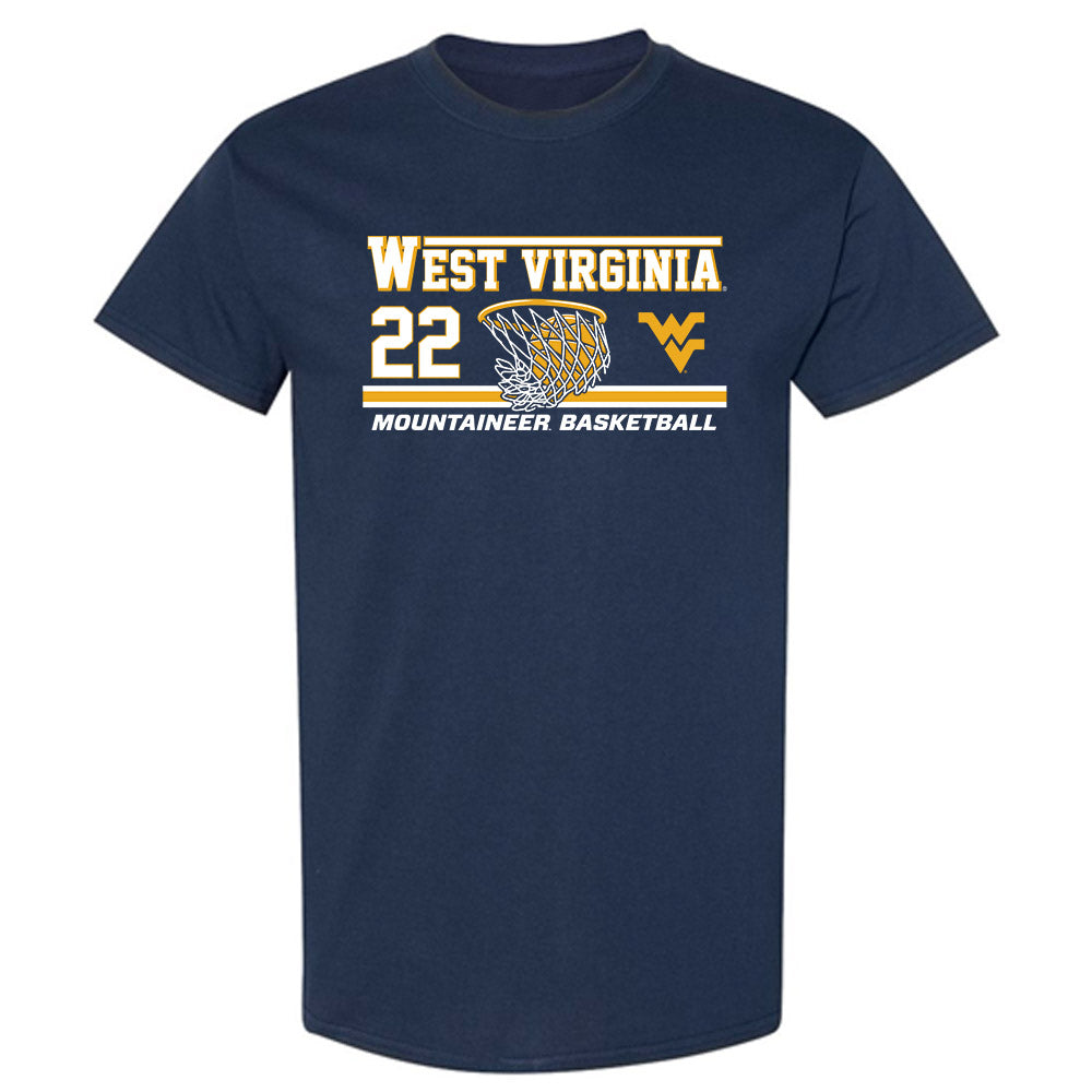 West Virginia - NCAA Men's Basketball : Javan Buchanan - Classic Fashion Shersey T-Shirt-0