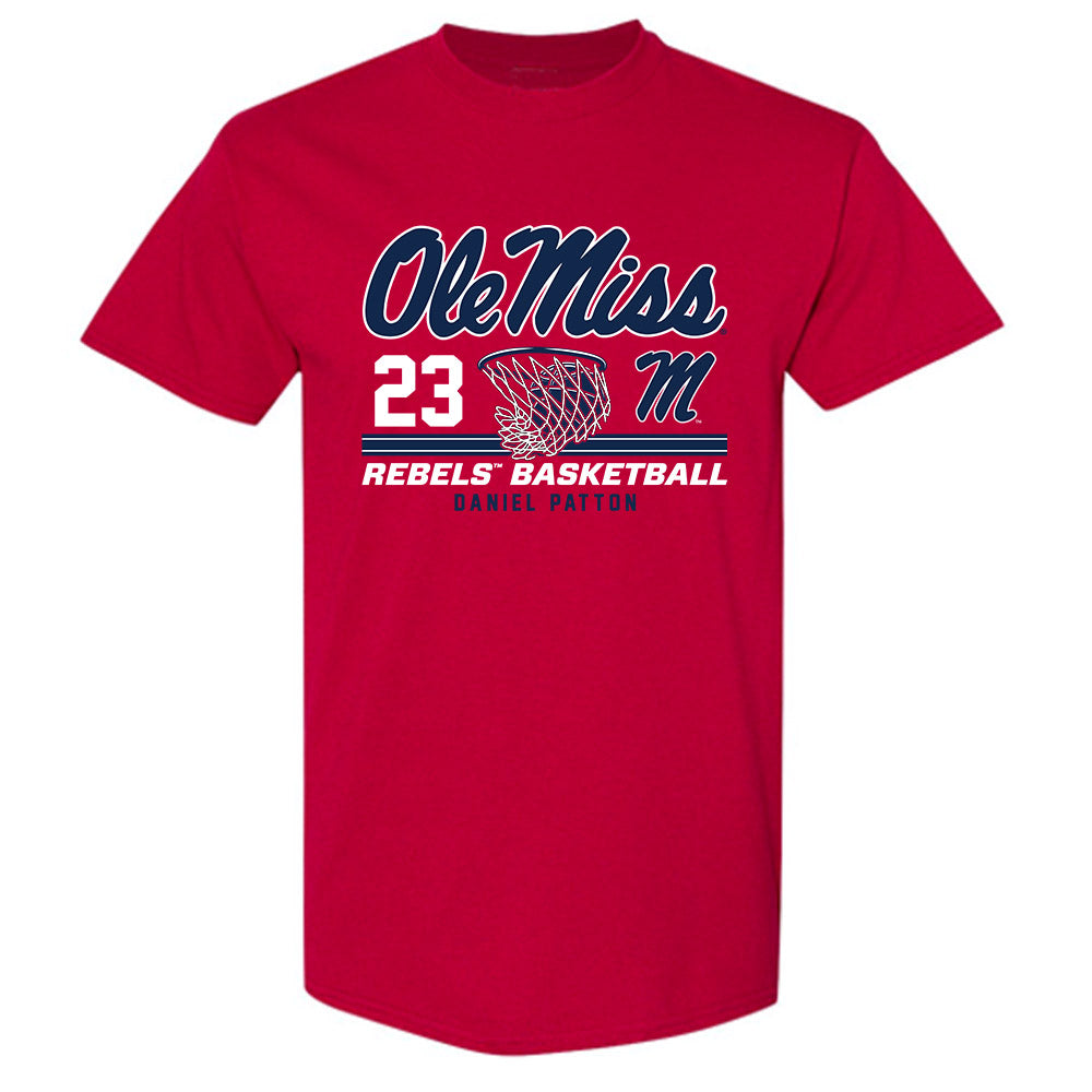 Ole Miss - NCAA Men's Basketball : Daniel Patton - Classic Fashion Shersey T-Shirt-0