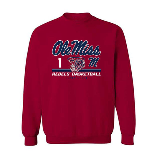 Ole Miss - NCAA Men's Basketball : Corey Chest - Classic Fashion Shersey Crewneck Sweatshirt-0
