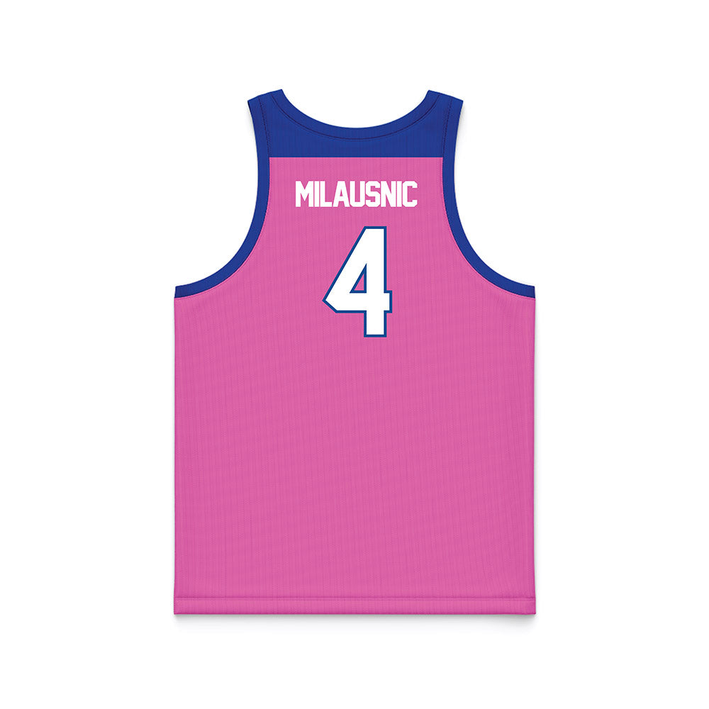 UNC Asheville - NCAA Women's Basketball : Riley Milausnic - Pink Basketball Jersey-1