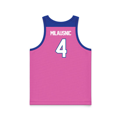 UNC Asheville - NCAA Women's Basketball : Riley Milausnic - Pink Basketball Jersey-1