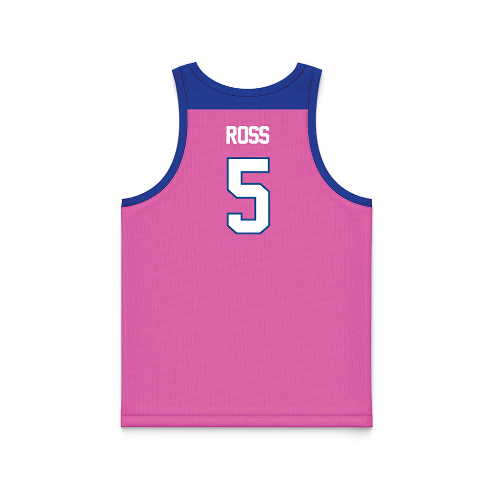 UNC Asheville - NCAA Women's Basketball : Sophia Ross - Pink Basketball Jersey-1