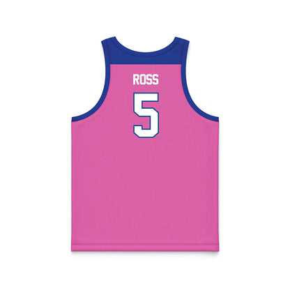 UNC Asheville - NCAA Women's Basketball : Sophia Ross - Pink Basketball Jersey-1
