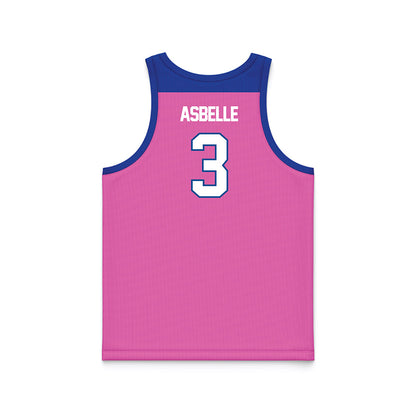 UNC Asheville - NCAA Women's Basketball : Niyonna Asbelle - Pink Basketball Jersey-1