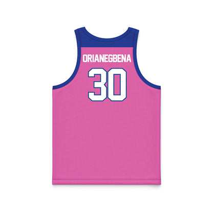 UNC Asheville - NCAA Women's Basketball : Deborah Orianegbena - Pink Basketball Jersey-1