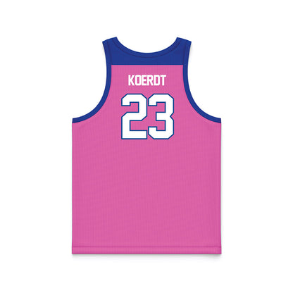 UNC Asheville - NCAA Women's Basketball : Jaidyn Koerdt - Pink Basketball Jersey-1