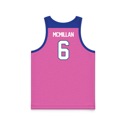 UNC Asheville - NCAA Women's Basketball : Kristen McMillan - Pink Basketball Jersey-1