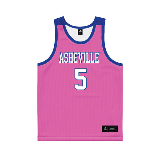 UNC Asheville - NCAA Women's Basketball : Sophia Ross - Pink Basketball Jersey-0