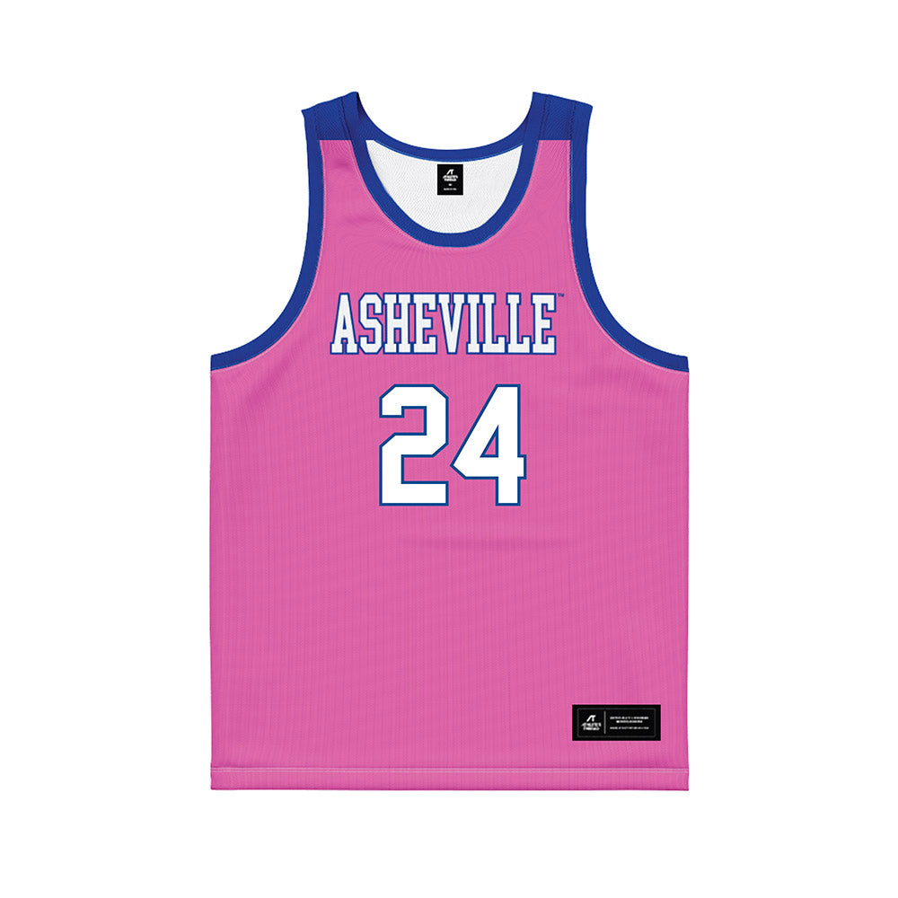 UNC Asheville - NCAA Women's Basketball : Clementina Odom - Pink Basketball Jersey-0
