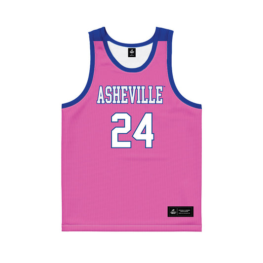 UNC Asheville - NCAA Women's Basketball : Clementina Odom - Pink Basketball Jersey-0
