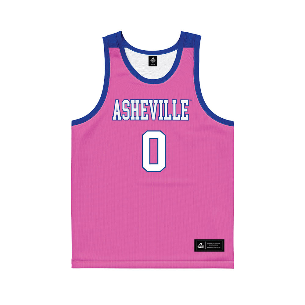 UNC Asheville - NCAA Women's Basketball : Taliya Council - Pink Basketball Jersey-0