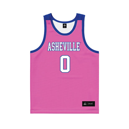UNC Asheville - NCAA Women's Basketball : Taliya Council - Pink Basketball Jersey-0