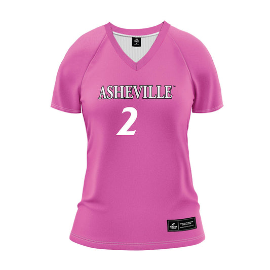 UNC Asheville - NCAA Women's Volleyball : Jessy Blevins - Pink Volleyball Jersey-0