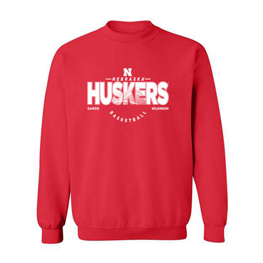 Nebraska - NCAA Men's Basketball : Damon Wilkinson - Classic Fashion Shersey Crewneck Sweatshirt-0