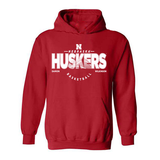 Nebraska - NCAA Men's Basketball : Damon Wilkinson - Classic Fashion Shersey Hooded Sweatshirt-0