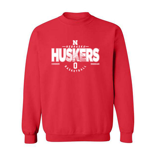 Nebraska - NCAA Men's Basketball : Connor Essegian - Classic Fashion Shersey Crewneck Sweatshirt-0