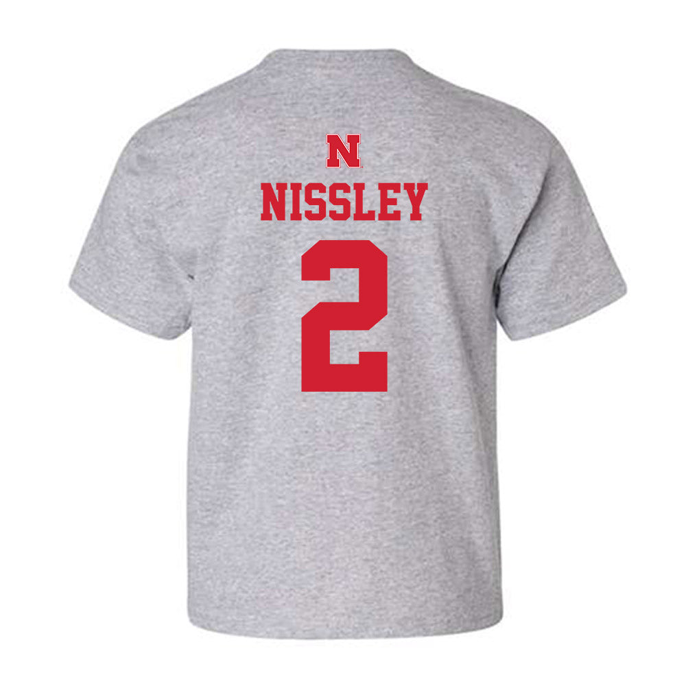 Nebraska - NCAA Women's Basketball : Logan Nissley - Sports Shersey Youth T-Shirt-1