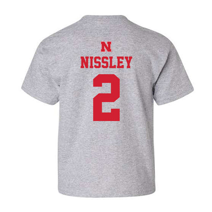 Nebraska - NCAA Women's Basketball : Logan Nissley - Sports Shersey Youth T-Shirt-1
