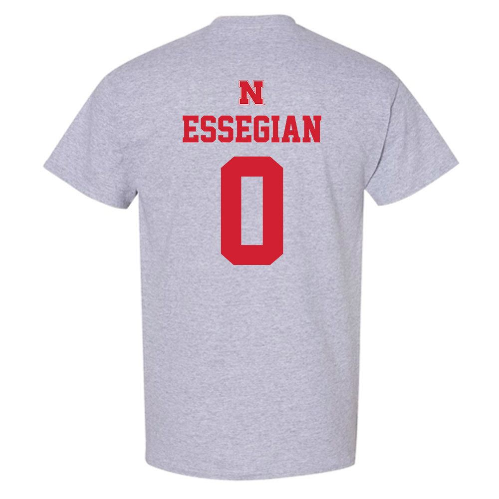 Nebraska - NCAA Men's Basketball : Connor Essegian - Sports Shersey T-Shirt-1