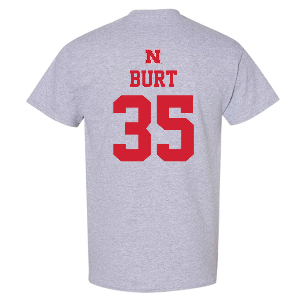 Nebraska - NCAA Men's Basketball : Henry Burt - Sports Shersey T-Shirt-1