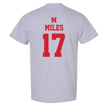 Nebraska - NCAA Women's Basketball : Ava Miles - Sports Shersey T-Shirt-1
