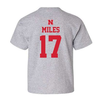 Nebraska - NCAA Women's Basketball : Ava Miles - Sports Shersey Youth T-Shirt-1