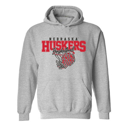 Nebraska - NCAA Women's Basketball : Madeline Stewart - Sports Shersey Hooded Sweatshirt-0